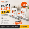 Magic Mini Foldable Mop – Easy Kitchen Cleaning | Buy 1 Get 1 Free