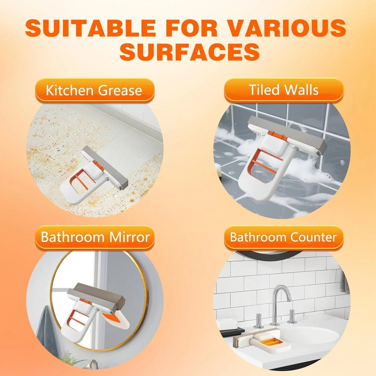 Magic Mini Foldable Mop – Easy Kitchen Cleaning | Buy 1 Get 1 Free
