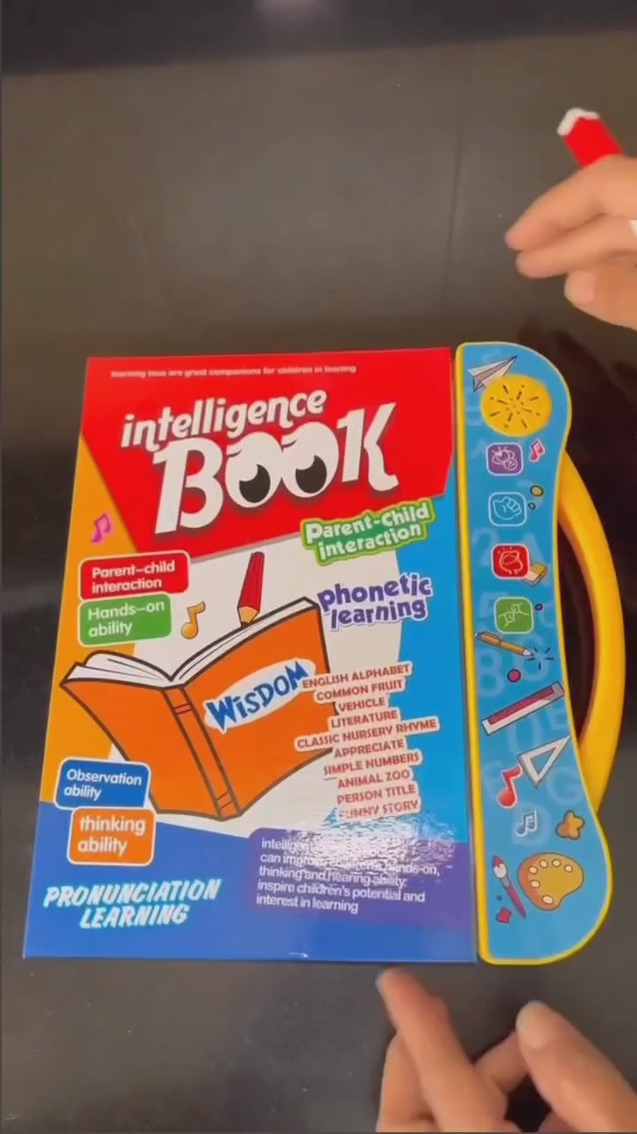 IntelliLearn™ Interactive Learning Book for Kids | Phonetic & Activity Learning Toy
