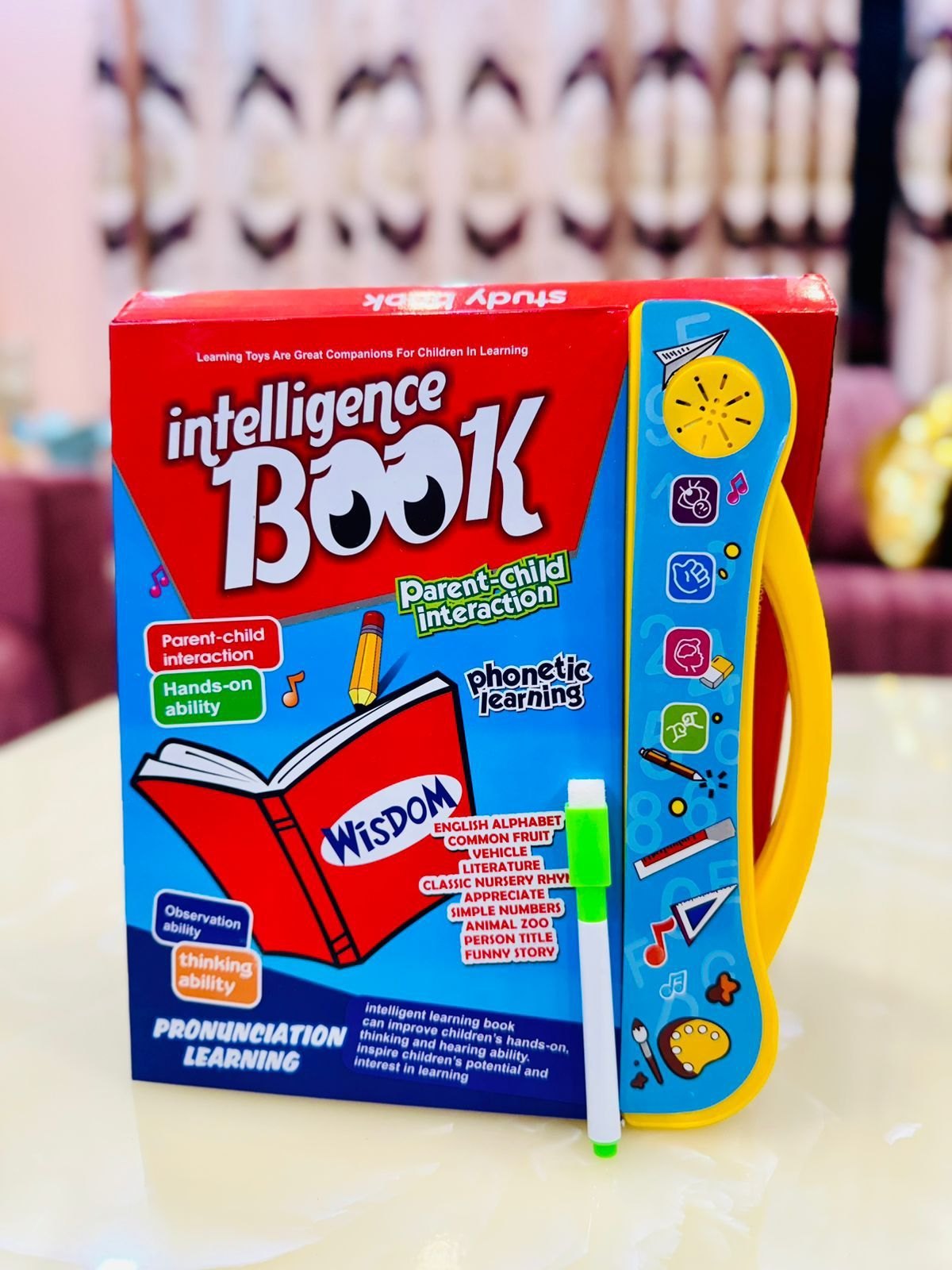 IntelliLearn™ Interactive Learning Book for Kids | Phonetic & Activity Learning Toy